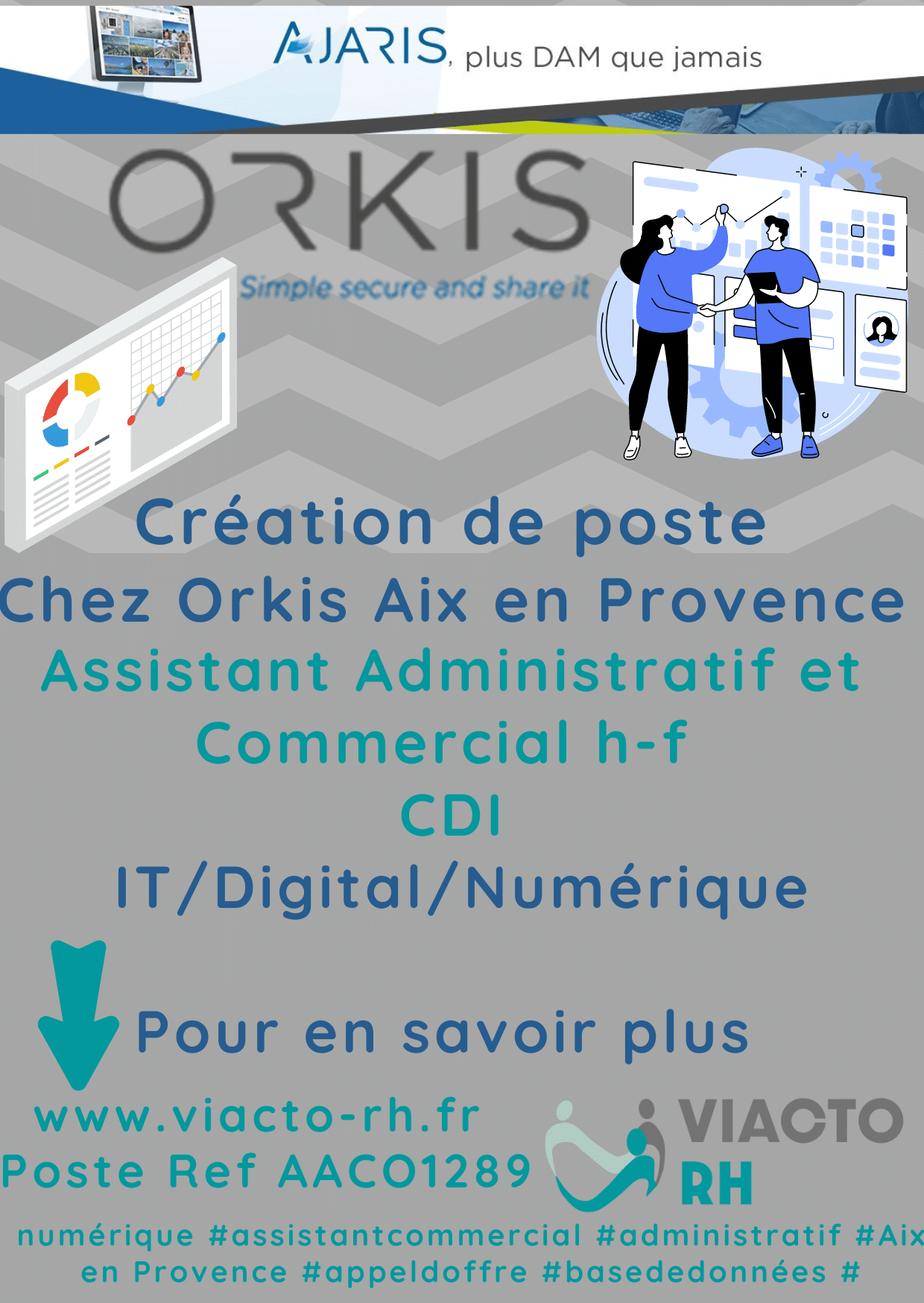 Assistant Admin et commercial ORKIS Com LinkeDin